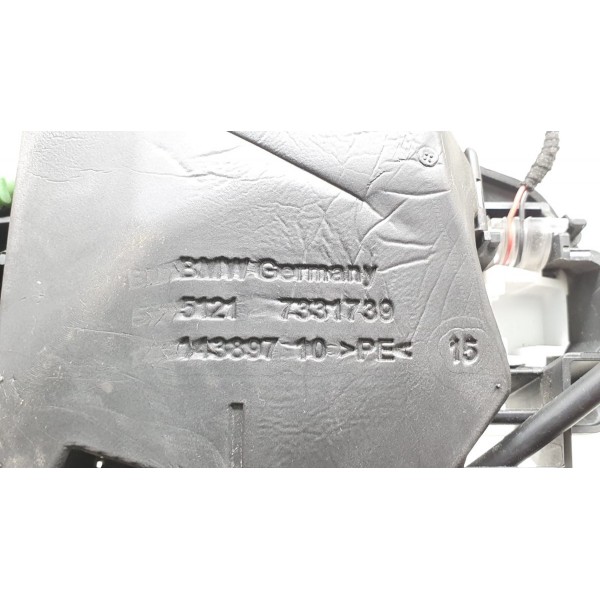 Maçaneta Externa Traseira Esquerda Completa Bmw X3 F25 2014 Preto