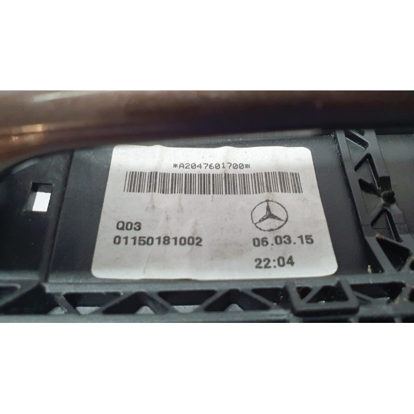 Maçaneta Dianteira Esquerda Mercedes Benz A 200 2015  - Marrom