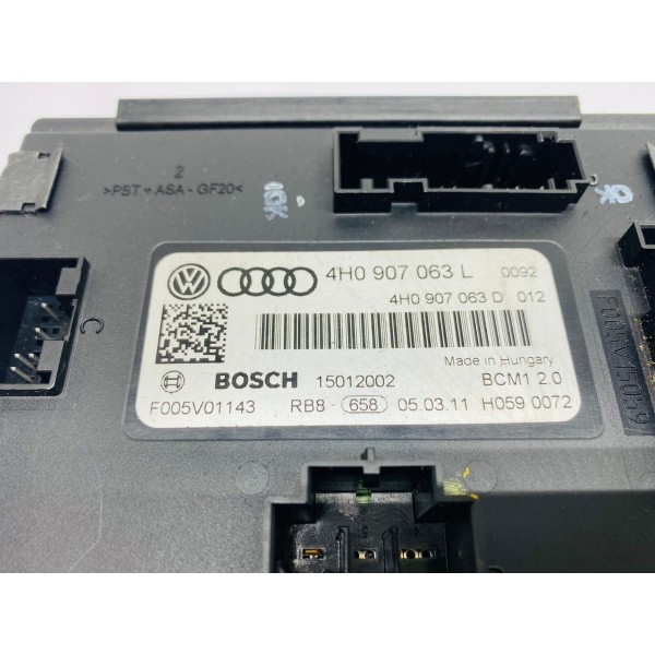 Módulo Bcm Vw Touareg 3.6 2011 Cód. 4h0907063l