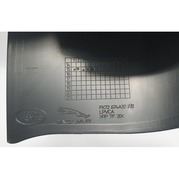 Acabamento Porta Copo Esq Land Rover Discovery 15 C/ Detalhe Preto