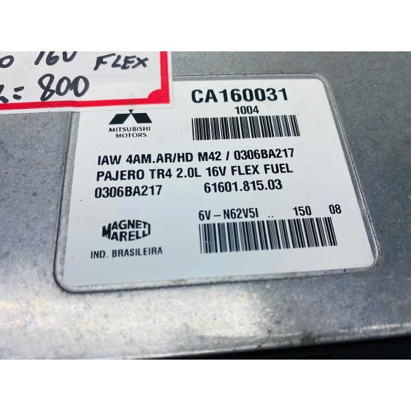 Módulo Injeção Mitsubishi Tr4 2.0 16v Flex Ca160031