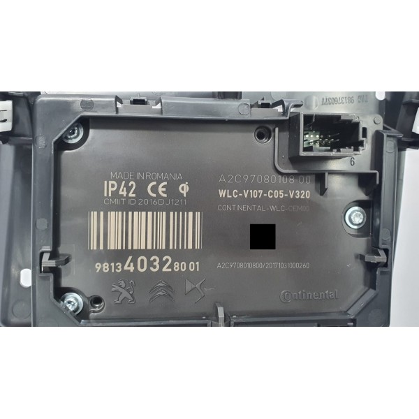 Carregador Wireless Peugeot 3008 1.6 Thp 2018 981340328001