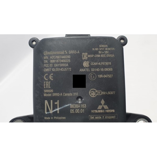 Módulo Sensor Ponto Cego Mitsubishi Eclipse Cross Hpe-s 2019