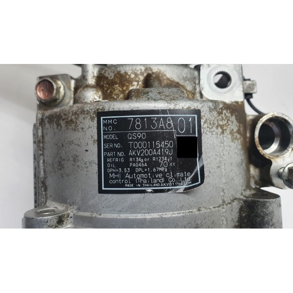 Compressor Ar Condicionado Eclipse Cross Hpe-s 4x2 2019