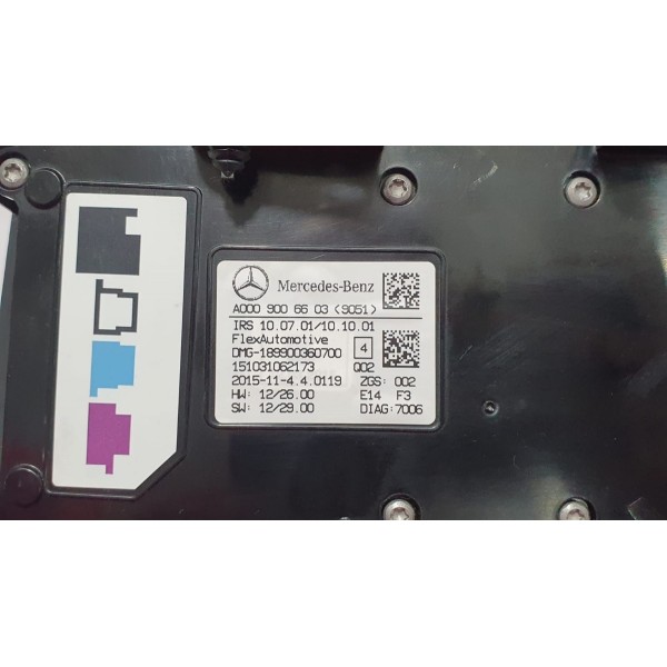 Console Luz Teto Cortesia Mercedes Benz A200 2015 