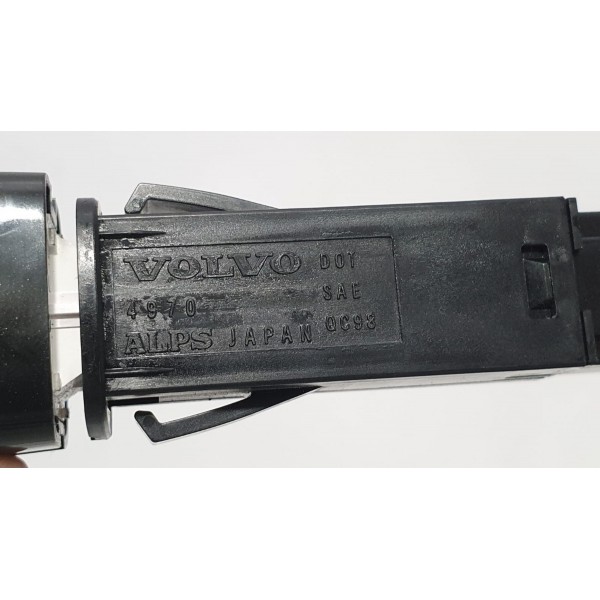 Botão Pisca Alerta Volvo V60 2014 Cód. 9123681 Preto