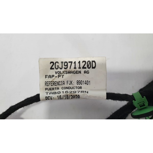 Chicote Da Porta Dianteira Esquerda Vw Taos 1.4 250 Tsi 2022