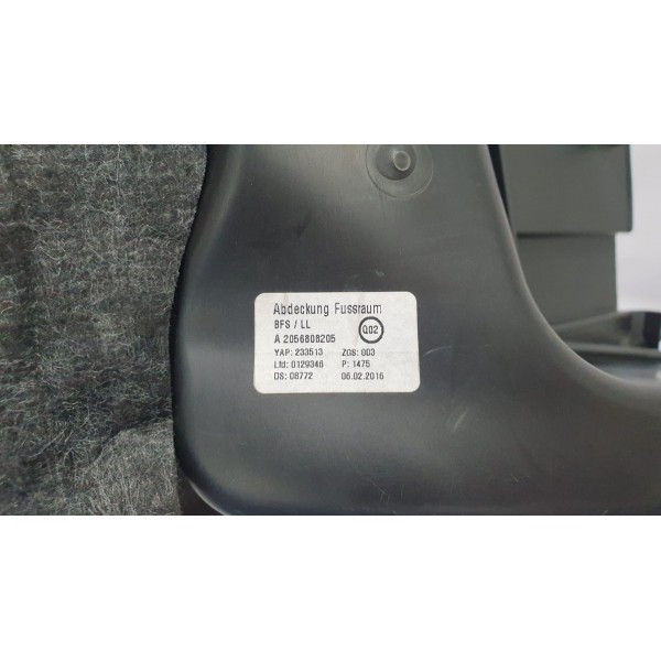 Acabamento Inferior Painel Mercedes Benz C200 2016 