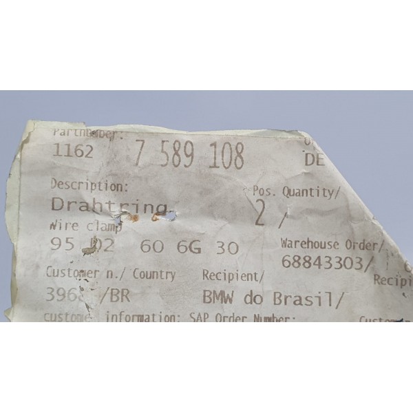 Junta Da Turbina Bmw X5 E70 V8 Biturbo 2010 Cód. 7589108