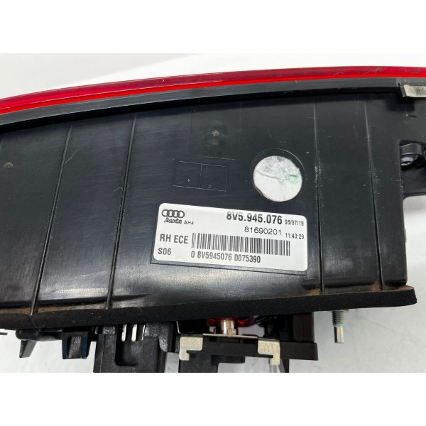 Lanterna Traseira Audi A3 Sedan 2017 2018 2019 Dir Capo  Direito