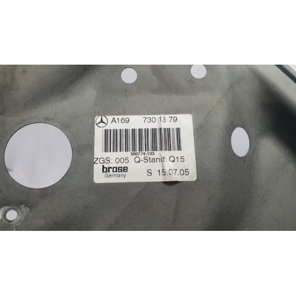 Máquina De Vidro Traseira Esquerda Mercedes Benz A200 2006