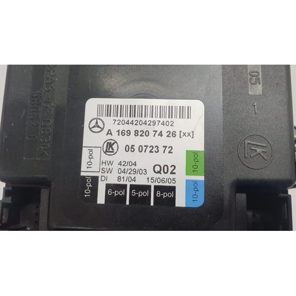 Módulo Controle Porta Tras. Direita Mercedes Benz A200 2006