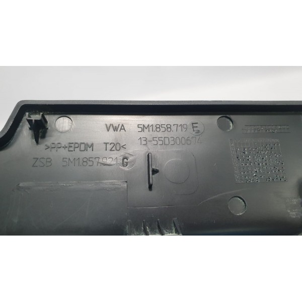 Tampa Porta Objetos Vw Tiguan 2014  5m1857921 // 5m1858719 Preto