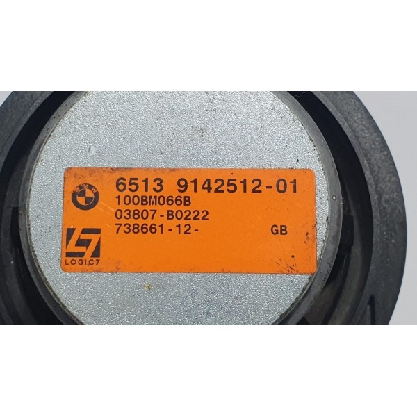 Alto Falante Bmw 335i E90 2007 Cód. 65139142512 // 9142512 Preto