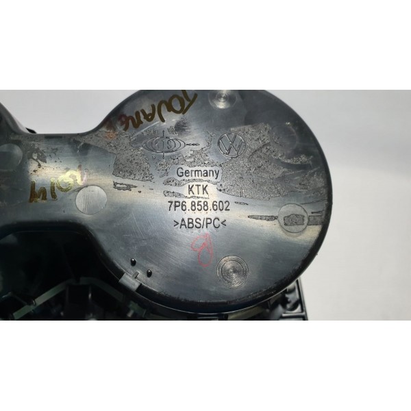 Moldura Console Central Black Piano Vw Touareg V6 2014