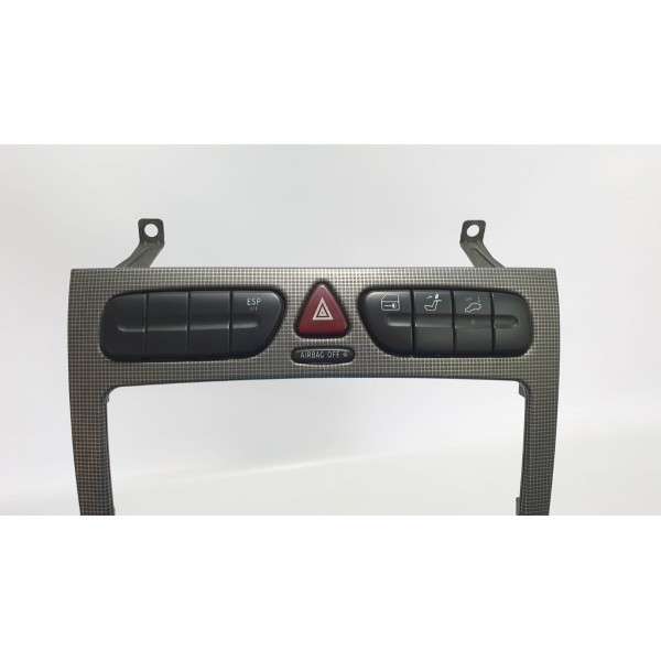 Moldura Console Central Painel Mercedes Benz C240 2002