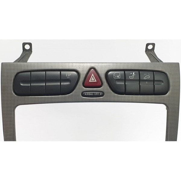 Moldura Console Central Painel Mercedes Benz C240 2002
