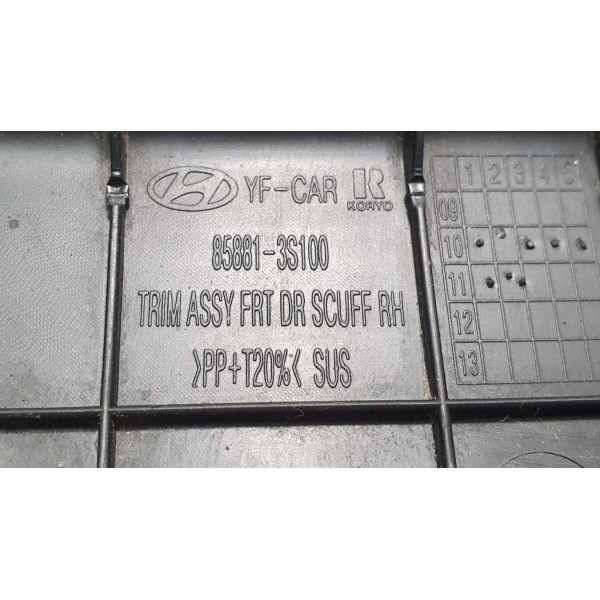 Acabamento Soleira Dianteira Direita Hyundai Sonata 2.4 2012