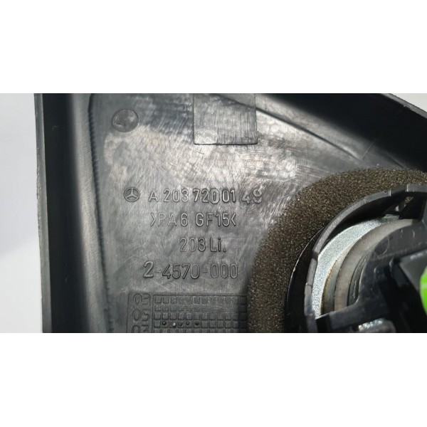 Acabamento Tweeter Porta Diant. Esq. Mercedes Benz C200 2006 Preto