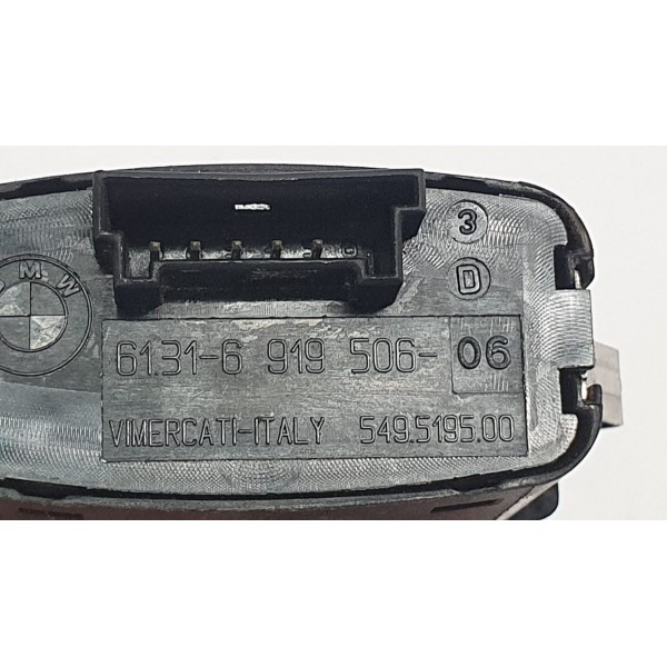 Botão Pisca Alerta Bmw X1 Sdrive 2012 Cód. 61316919506 - Preto