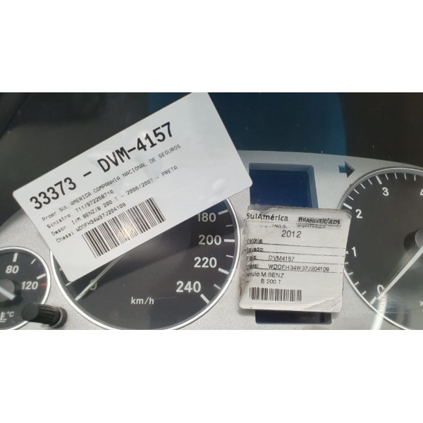 Painel De Instrumentos Mercedes Benz B200 2007
