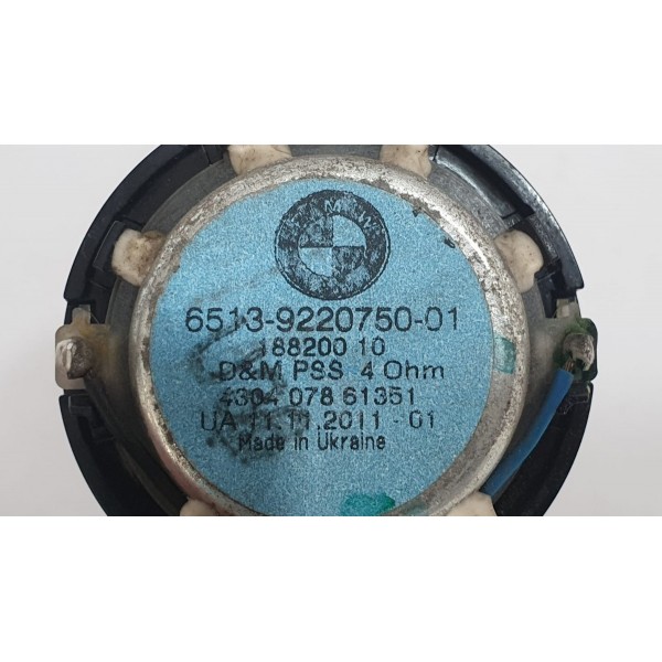 Tweeter Alto Falante Bmw 320i F30 2015 Cód 6513922075001 Preto