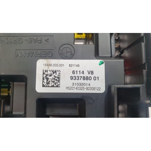 Caixa De Fusíveis Bmw 320i F30 2015 Cód 933788001 // 6114v8