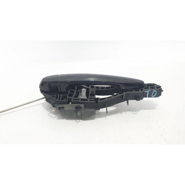 Maçaneta Traseira Direita Bmw 320i F30 2015 Cód 51227332268 Preto