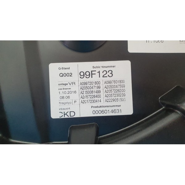 Máquina De Vidro Dianteira Direita Mercedes Benz C180 2017