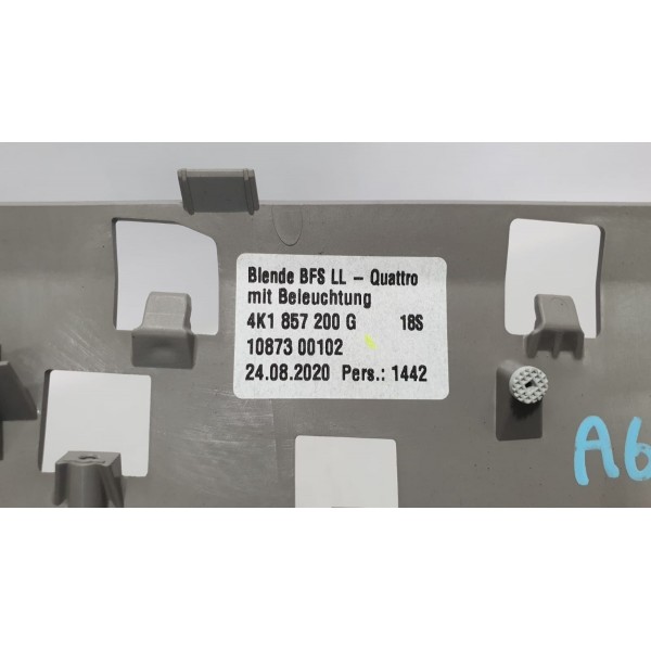 Moldura Painel Com Detalhes Audi S6 2020