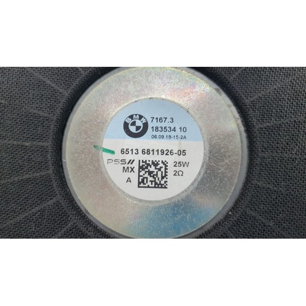 Alto Falante Central Bmw X3 G01 Xdrive 20i 2019  Preto