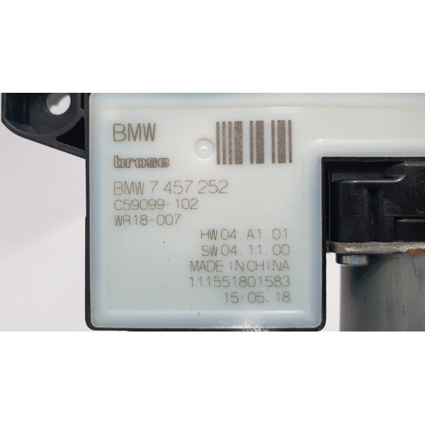 Motor Máquina Vidro Tras Direita Bmw X3 G01 Xdrive 20i 2019