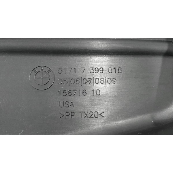 Acabamento Churrasqueira L/dir. Bmw X3 G01 Xdrive 20i 2019 Preto