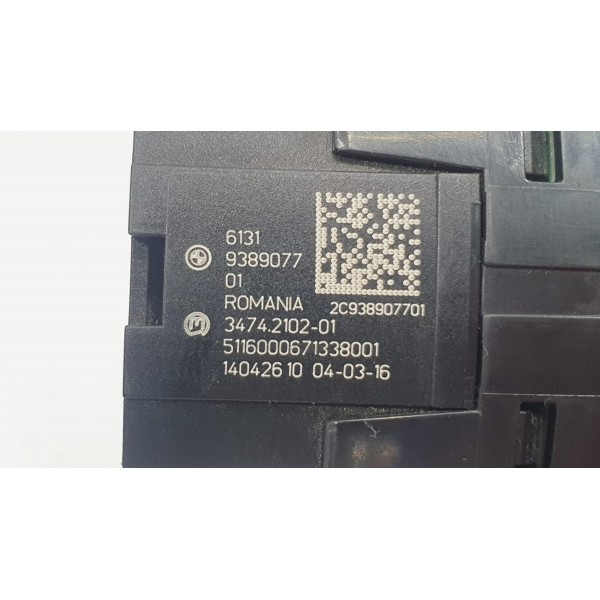 Botão Pisca Alerta Mini Cooper S 2016 - Preto