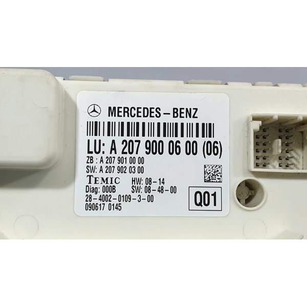 Módulo Vidros Traseiros Mercedes Benz E350 Coupe 2010