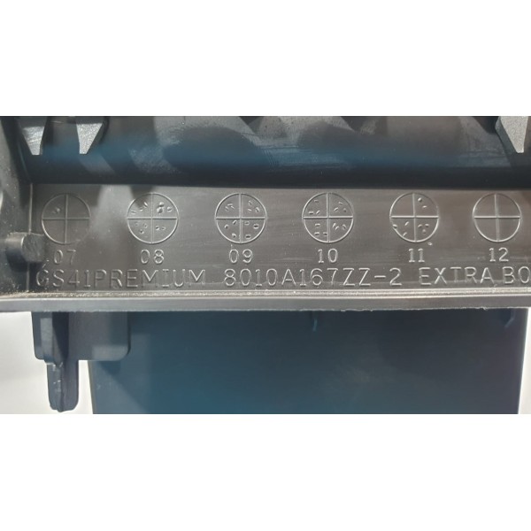 Porta Objetos Mitsubishi Lancer Ralliart 2012 Preto