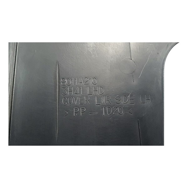 Acabamento Esquerdo Console Mitsubishi Lancer Ralliart 2012