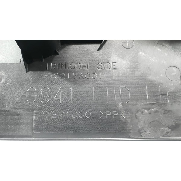 Acabamento Soleira Diant Esq Mitsubishi Lancer 2012 Detalhes