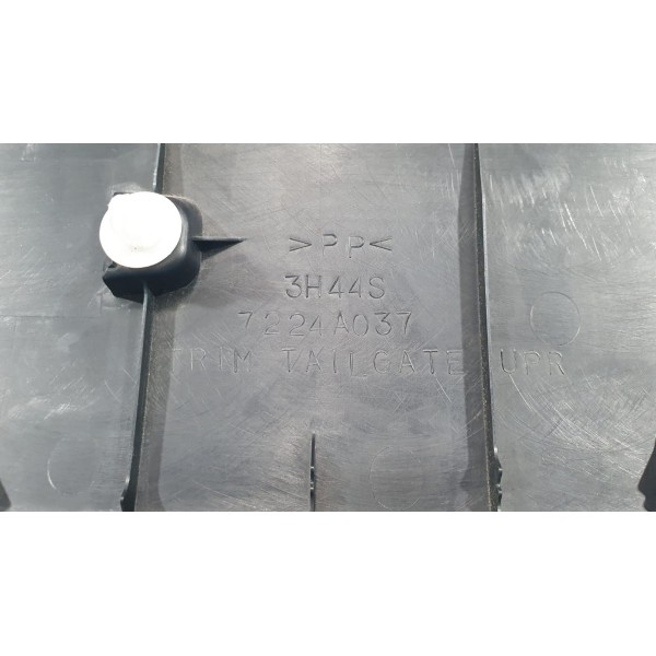 Acabamento Suporte Tampa Porta-malas Lancer Ralliart 2012 Preto