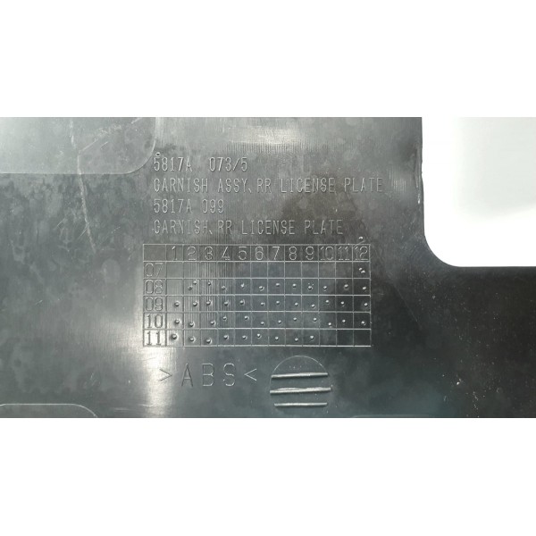 Suporte De Placa Mitsubishi Lancer Ralliart 2012