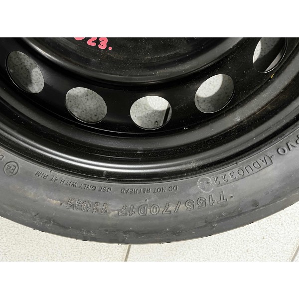 Estepe Fino Original Corolla Cross Rav4 22 Toyota 155/70d17 Preto