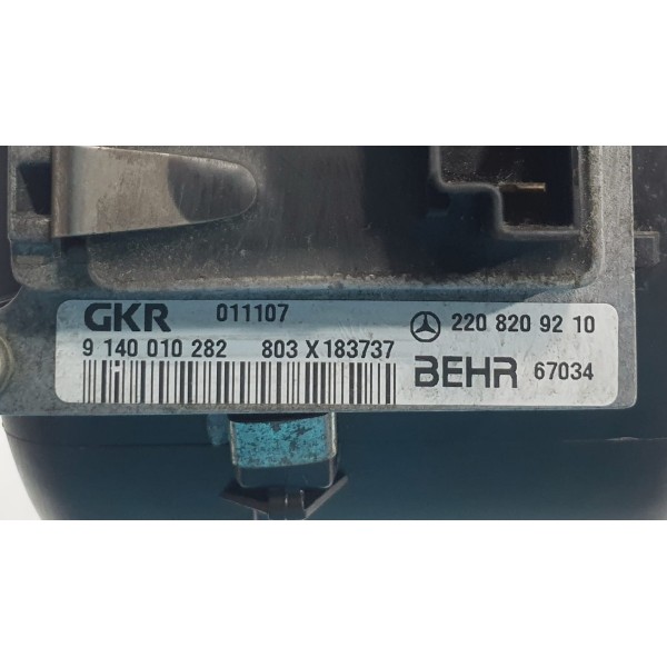 Motor Ventilação Ar Forçado Traseiro Mercedes Benz S500 2001