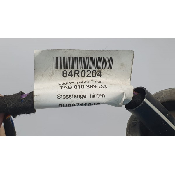 Chicote Sensor Estacionamento Parachoque Traseiro Audi Q3 15 Preto