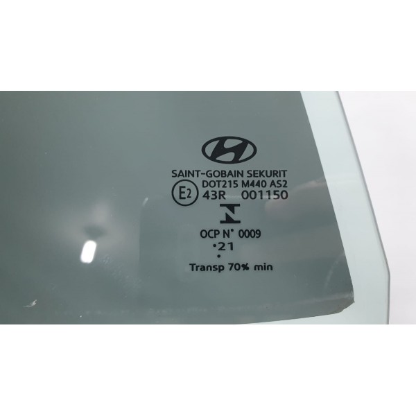 Vidro Fixo Porta Traseira Esquerda Hyundai Creta 1.6 2021