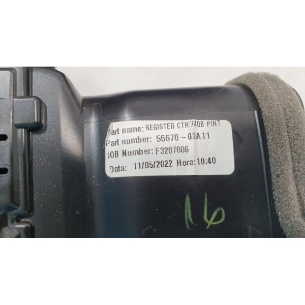 Difusor De Ar Central Toyota Corolla Cross Xrx Hybrid 2023