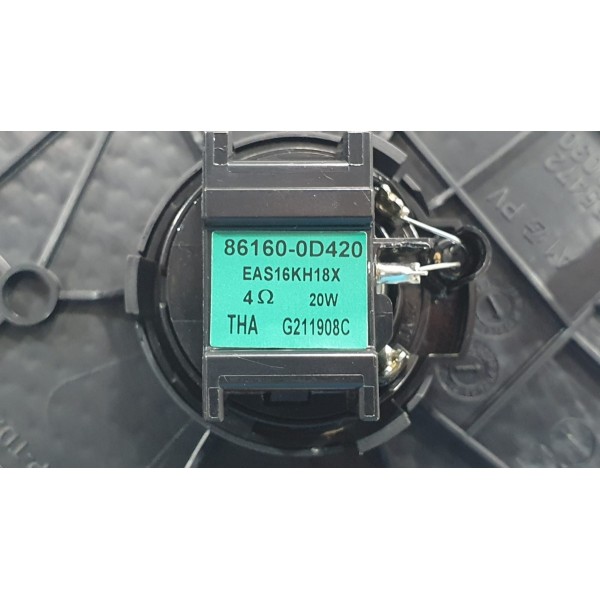 Tela C/ Alto Falante Esquerdo Corolla Cross Xrx Hybrid 2023 Preto