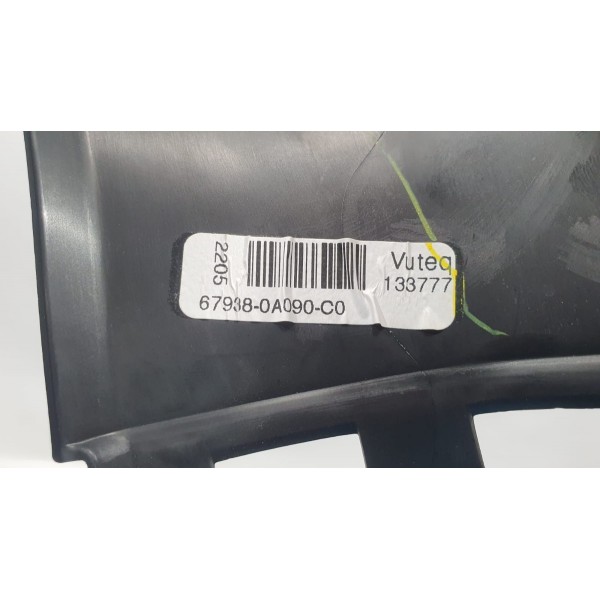 Moldura Tampa L.e. Porta-malas Toyota Corolla Cross Xrx 2023 Preto