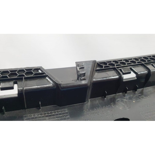 Aplique Coluna Porta Traseira Direita Vw T-cross 1.4 2021 Preto