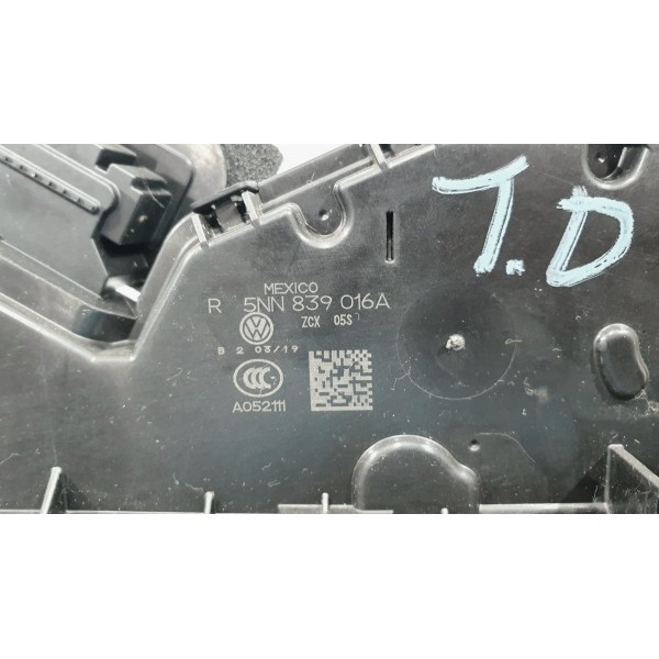 Fechadura Porta Traseira Direita Vw T-cross 1.4 Tsi 2021