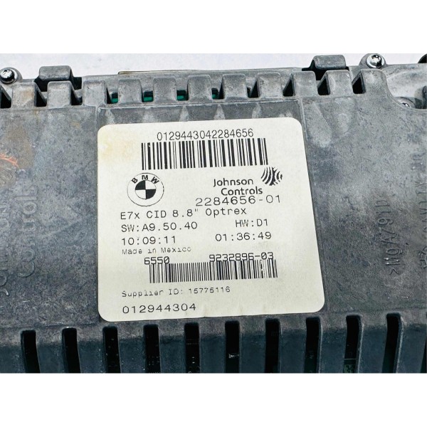 Tela Display Bmw X5 Cid 8.8 2012   2284656